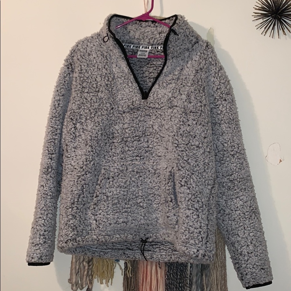 PINK Sherpa Quater-Zip